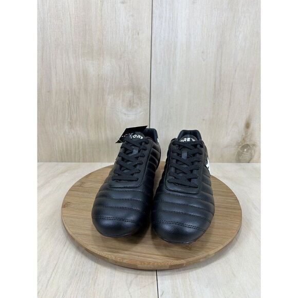 NEW Core SR Pitch Vision Black Leather Football Cleats Men's 10.5 - Picture 3 of 9